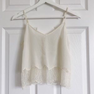 Aritzia Wilfred Chimere lace camisole